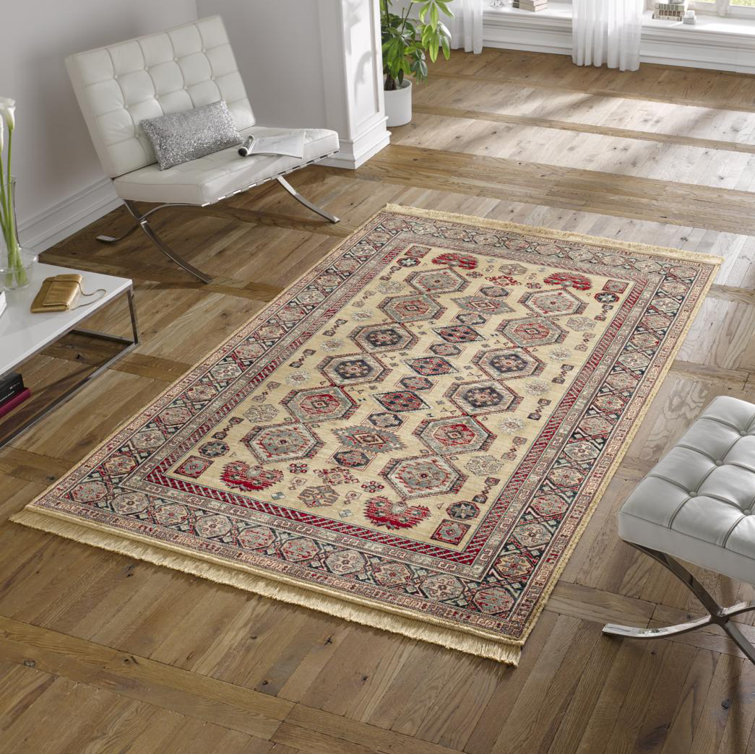 Mint Rugs Majestic Beige/Red Rug Wayfair.co.uk